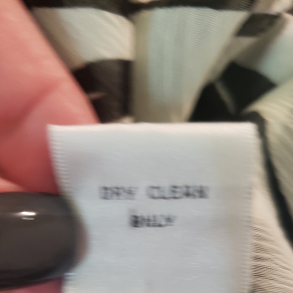 Giorgio Fiorlini Long Dress Sleeveless Draped Neck Black White Floral Size 16 - Picture 12 of 12